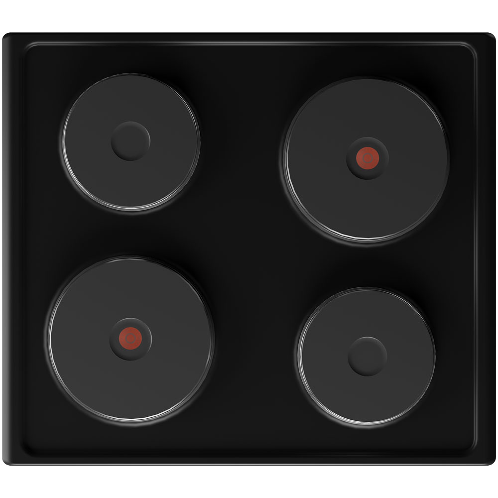 DHD332 Defy - Slimline Solid Hob Black - DHD332 - Image 1