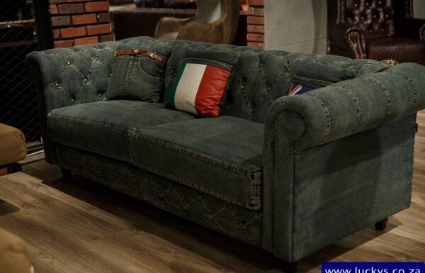 Bugatti BU-2183 Chesterfield 3 Seater Couch
