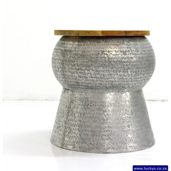 Surya Reclaimed Pyramid Round Table Surya Reclaimed Pyramid Round Table