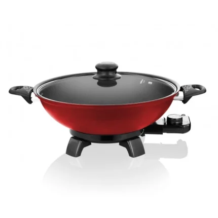Mellerware 27607A Red Bangkok Electric Wok