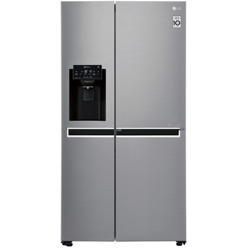 Lg Gc J247sluv 601l Platinum Silver Side By Side Fridge Plumbed Luckys Discount Centre Lg Gc J247sluv 601l Platinum Silver Side By Side Fridge Plumbed Luckys Discount Centre