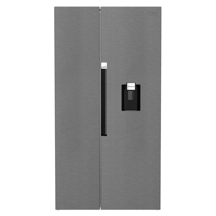 Defy - F740 Side-by-Side Fridge Metallic - DFF547 - Image 1