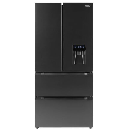 Defy - Boutique Noir French Door Fridge Onyx 492L - DFF440