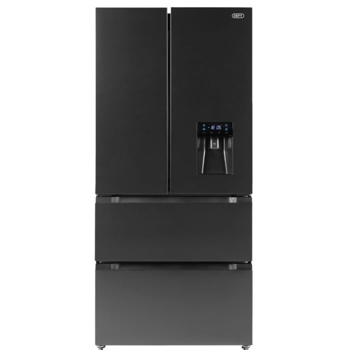 Defy - Boutique Noir French Door Fridge Onyx 492L - DFF440 - Image 1