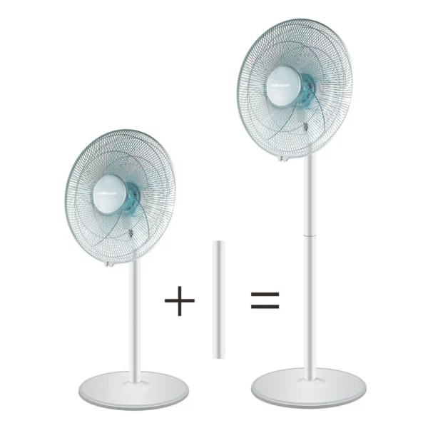 Mellerware 35840WH 2-in-1 Fan