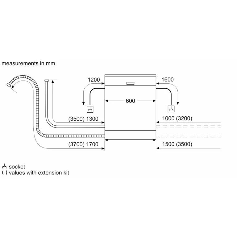 Bosch - 12 Place Dishwasher Silver - SMS24AI01Z - Image 7