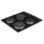 Defy - Slimline Solid Hob Black - DHD398 - Image 2