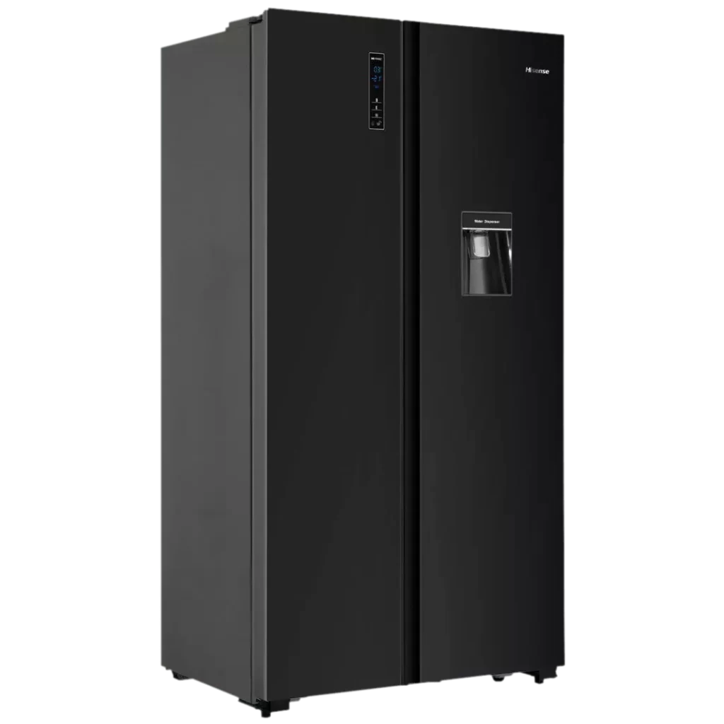 Hisense H670SMIB-WD Side-by-Side Fridge Black