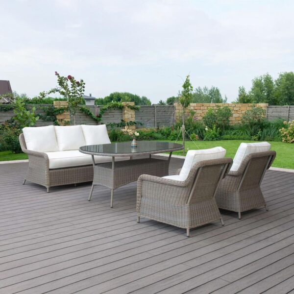 Malibu 4-Piece Outdoor Sofa Set