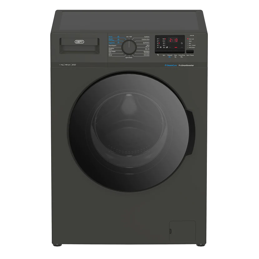 Defy DAW389 9kg SteamCure Front Loader Grey