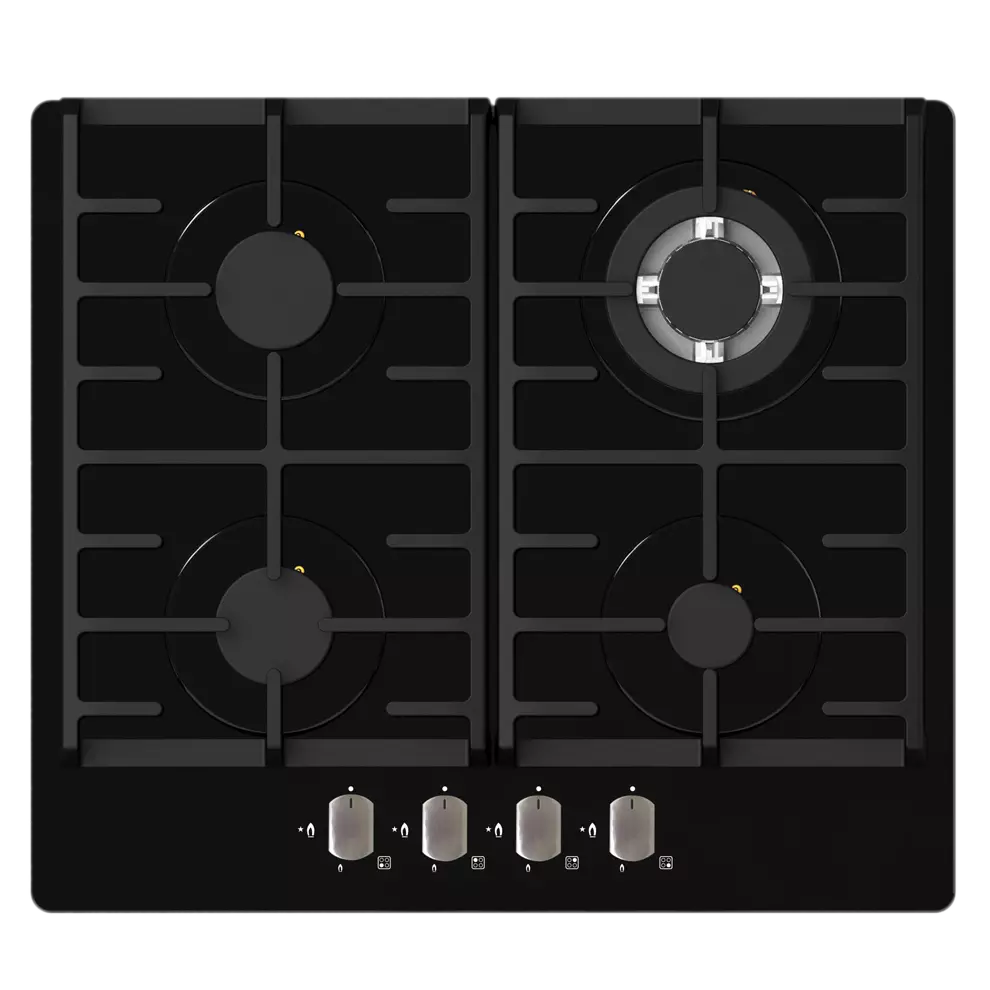 Falco FAL-BGH-60 4-Burner Gas Hob Black