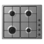 Candy CHW6LBX 4-Burner Gas Hob Inox
