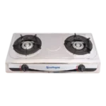 Safegas SGC 602 2-Burner Gas Cooker Stainless Steel