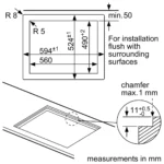 Bosch PPP6A6B20Z 4-Burner Ceramic Gas Hob