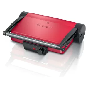 Bosch TCG4104 2000W Contact Grill Red