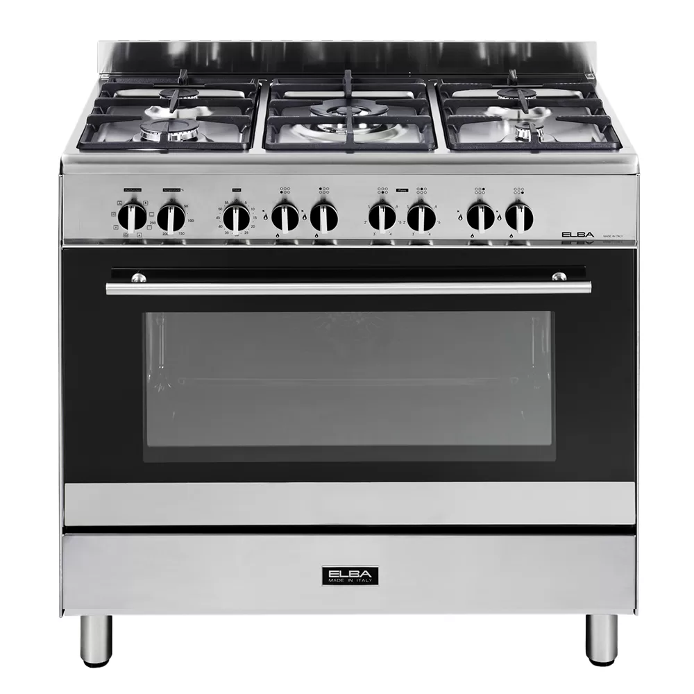 Elba 9CX828N 5Burner Full Gas Stove Stainless Steel Luckys Discount