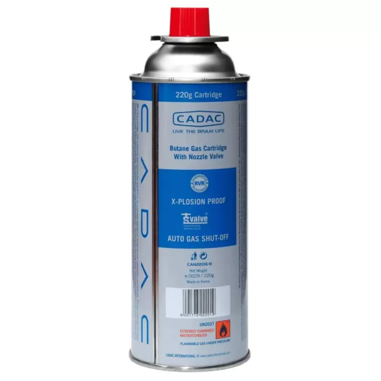 Cadac CAN220C 220g Butane Gas Cartridge