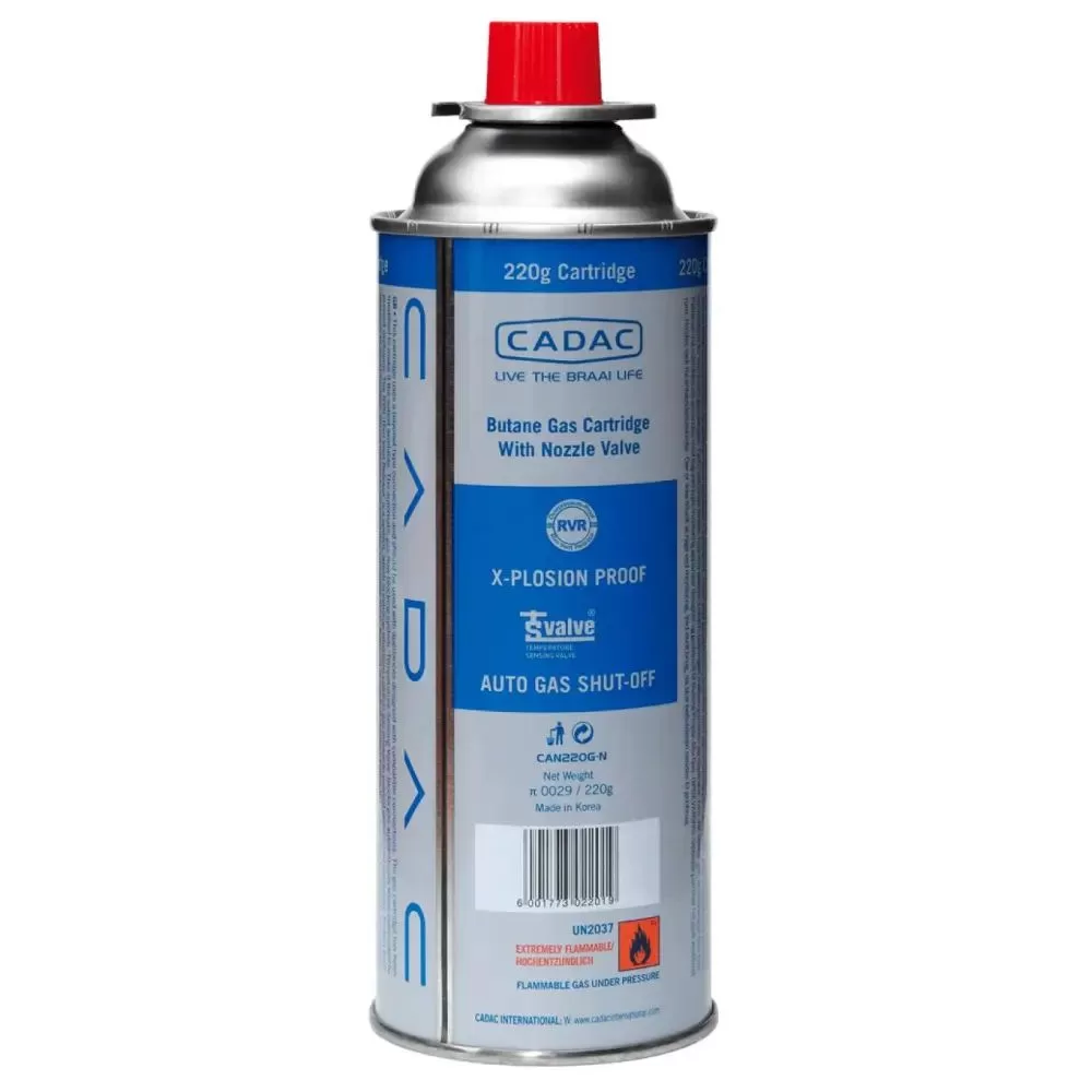 Cadac CAN220C 220g Butane Gas Cartridge