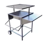 Chef - Small Adjustable Charcoal Drum Braai Stainless Steel - 730/014