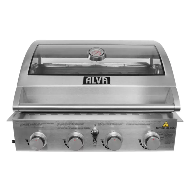 Alva GSS4BTT 4-Burner Mojave Gas Braai Stainless Steel