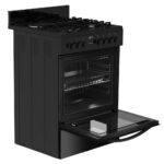 Defy - 4-Burner Gas Electric Stove Black - DGS679 - Image 2