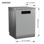 Defy DDW366 15-Place Dishwasher Inox - Image 8