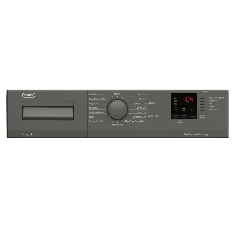 Defy DTD323 9kg Heat Pump Dryer Grey