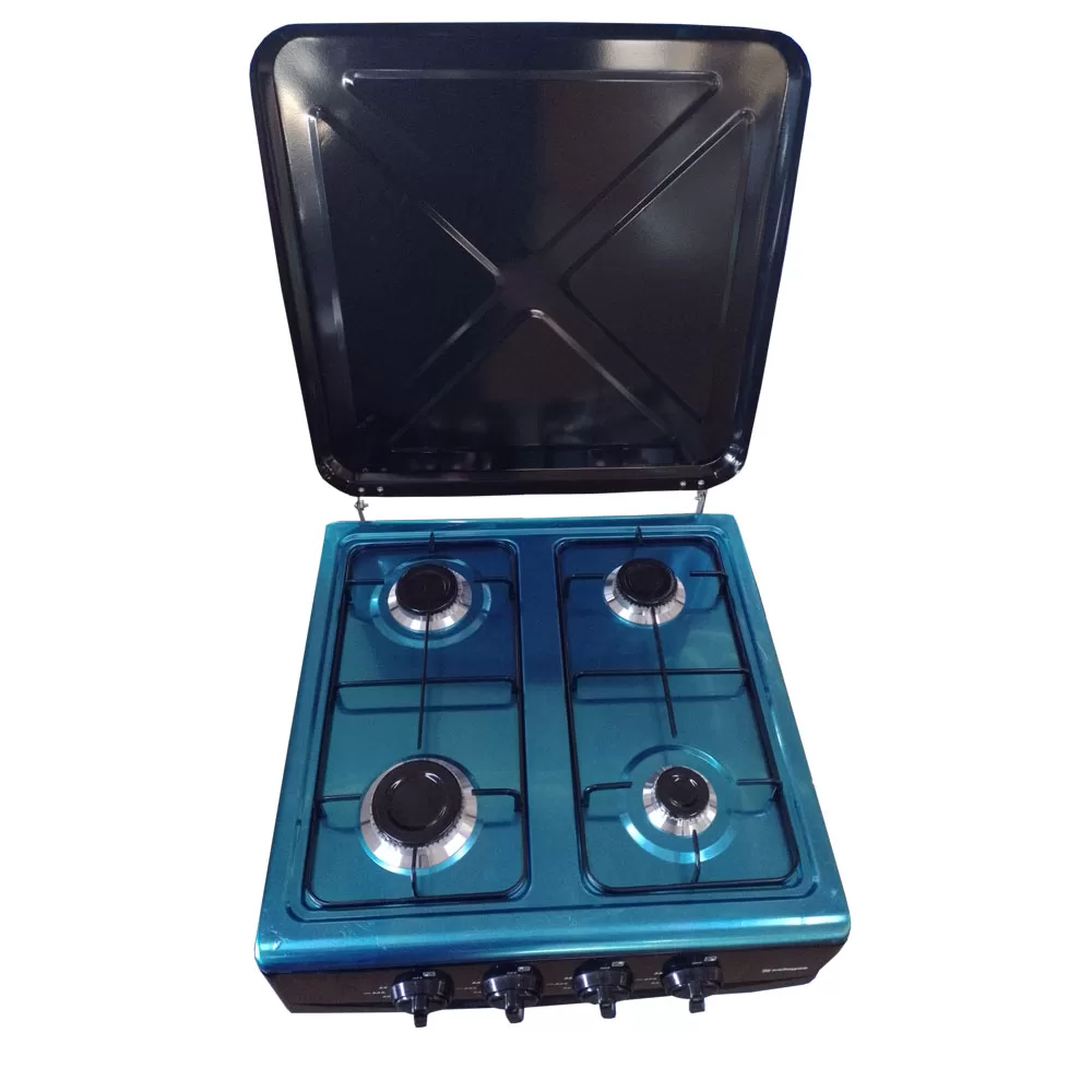 Safegas SGE414 4-Burner Gas Cooktop Enamel