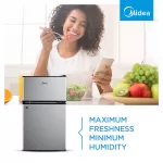 Midea HD-113FN Double Door Bar Fridge 87L