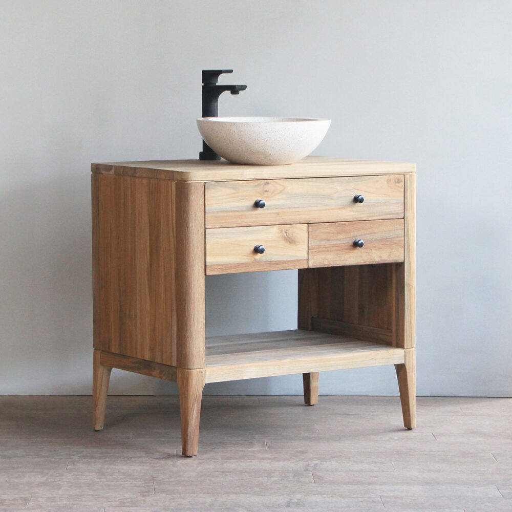 Arch 3 Drawer Bathroom Cabinet