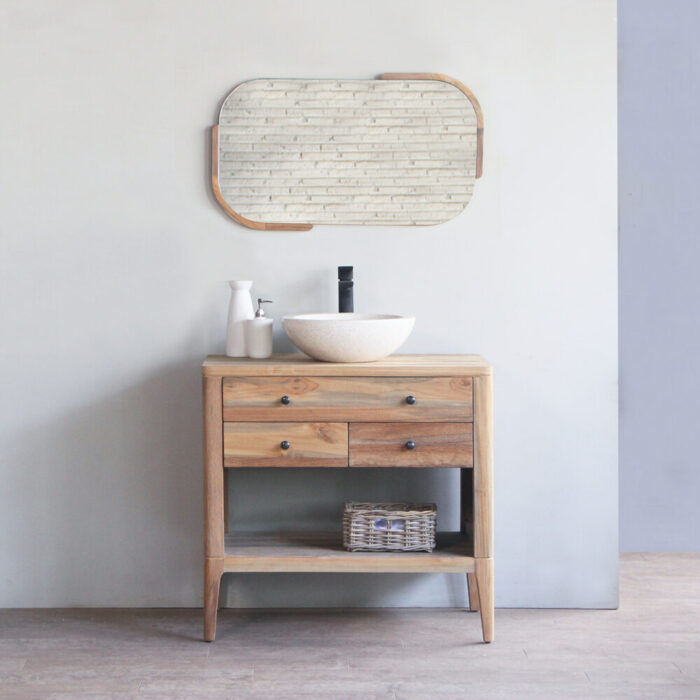Kayulama Arch 3 Drawer Bathroom Cabinet - Luckys Discount Centre