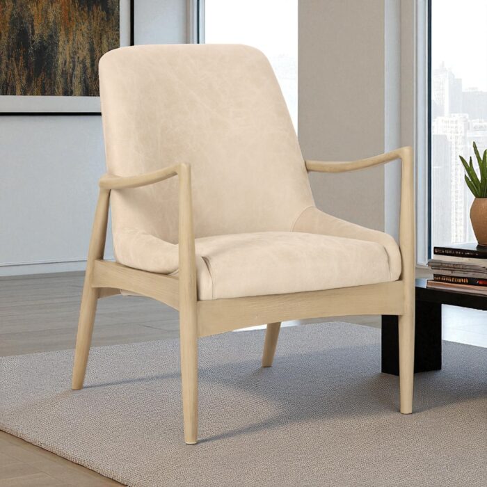 Bennati Leather Accent Chair - Image 2