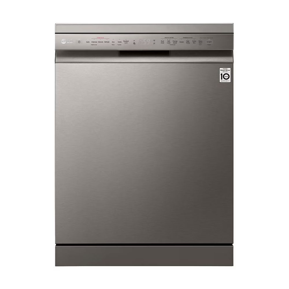 LG 14 Place QuadWash™ Steam Dishwasher - Platinum Silver