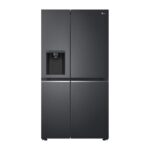 LG 611L Side by Side Refrigerator - Matte Black Steel