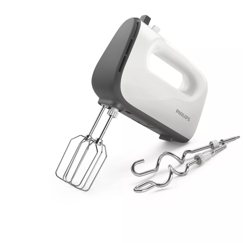 Philips Viva Collection 450W Hand Mixer - White