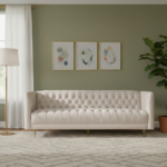 Valentina Cream Tufted Sofa