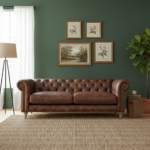 Vintage Leather Chesterfield Sofa