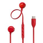JBL Tune 305C Hi-Res USB-C Wired In Ear Headphone-Red