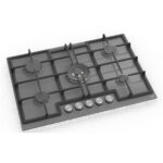 Ferre 5 Burner Gas Hob Grey Glass (ED038)