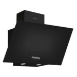 Ferre 60cm Black Angled Glass Cooker Hood (FH.Z001)