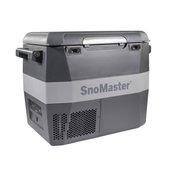 SnoMaster - 54L Plastic Portable Fridge/Freezer DC With 220V Power Adapter - Grey (SMLS-57)