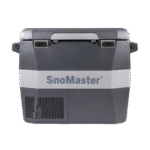 SnoMaster - 54L Plastic Portable Fridge/Freezer DC With 220V Power Adapter - Grey (SMLS-57) - Image 2