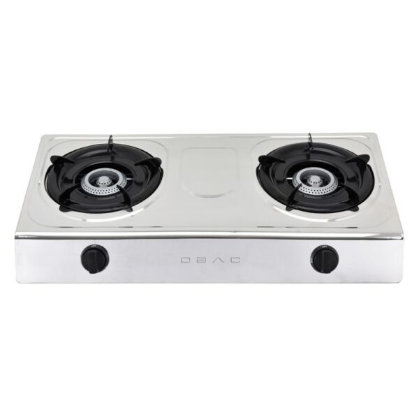 OBAC 2 Burner Gas Stove Stainless Steel (OB2050SS)