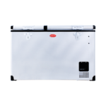 SnoMaster - 66L Dual Compartment Portable Fridge/Freezer AC/DC - Stainless Steel (SMDZ-EX67D) - Image 2