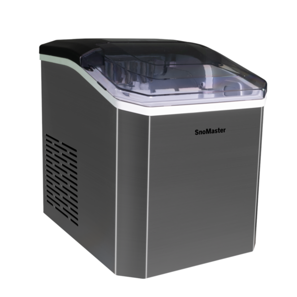SnoMaster - 12Kg/24Hr Counter-Top Bullet Type Ice-Maker - Stainless Steel - SMIC-12(SS)