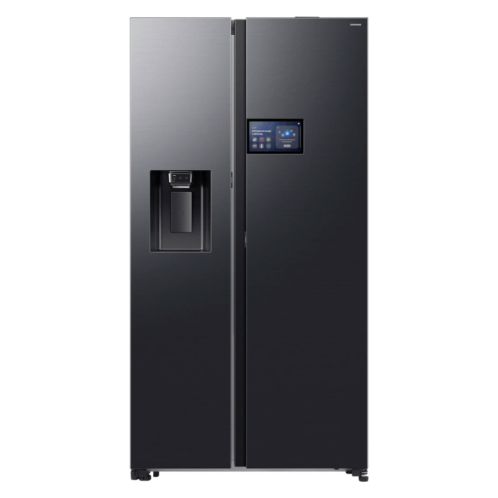 Samsung - Bespoke 594L AI Side By Side Fridge - RS90F64D2FFA