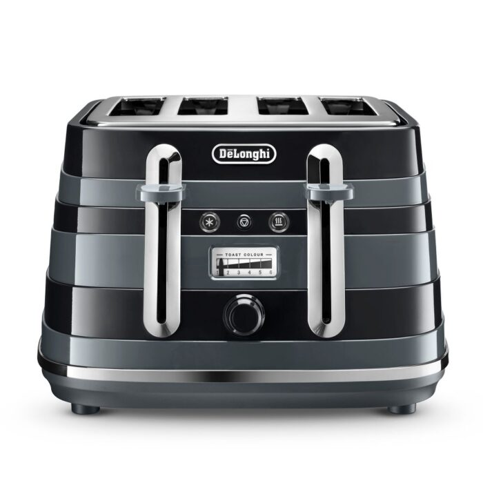 Delonghi - Avvolta Class 4 Slice Toaster - Black 	 - CTAC4003BK - Image 1