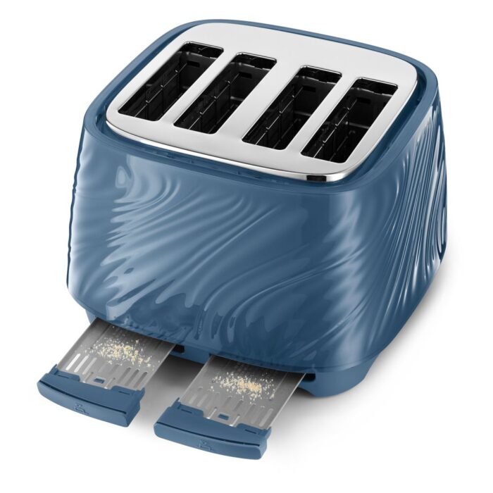 Delonghi - Ballerina Seta : 4 Slice Toaster - Dark Sapphire - CTDS4003BL - Image 1