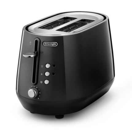 Delonghi - Eclettica Breakfast Set 2 Slice Electric Toaster: Black - CTY2103BK