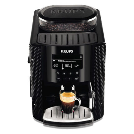 Krups - Essential Bean to Cup Espresso Machine Black 1.7L - EA815070